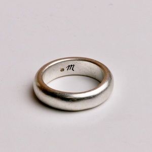 Madewell band in vintage silver size 7